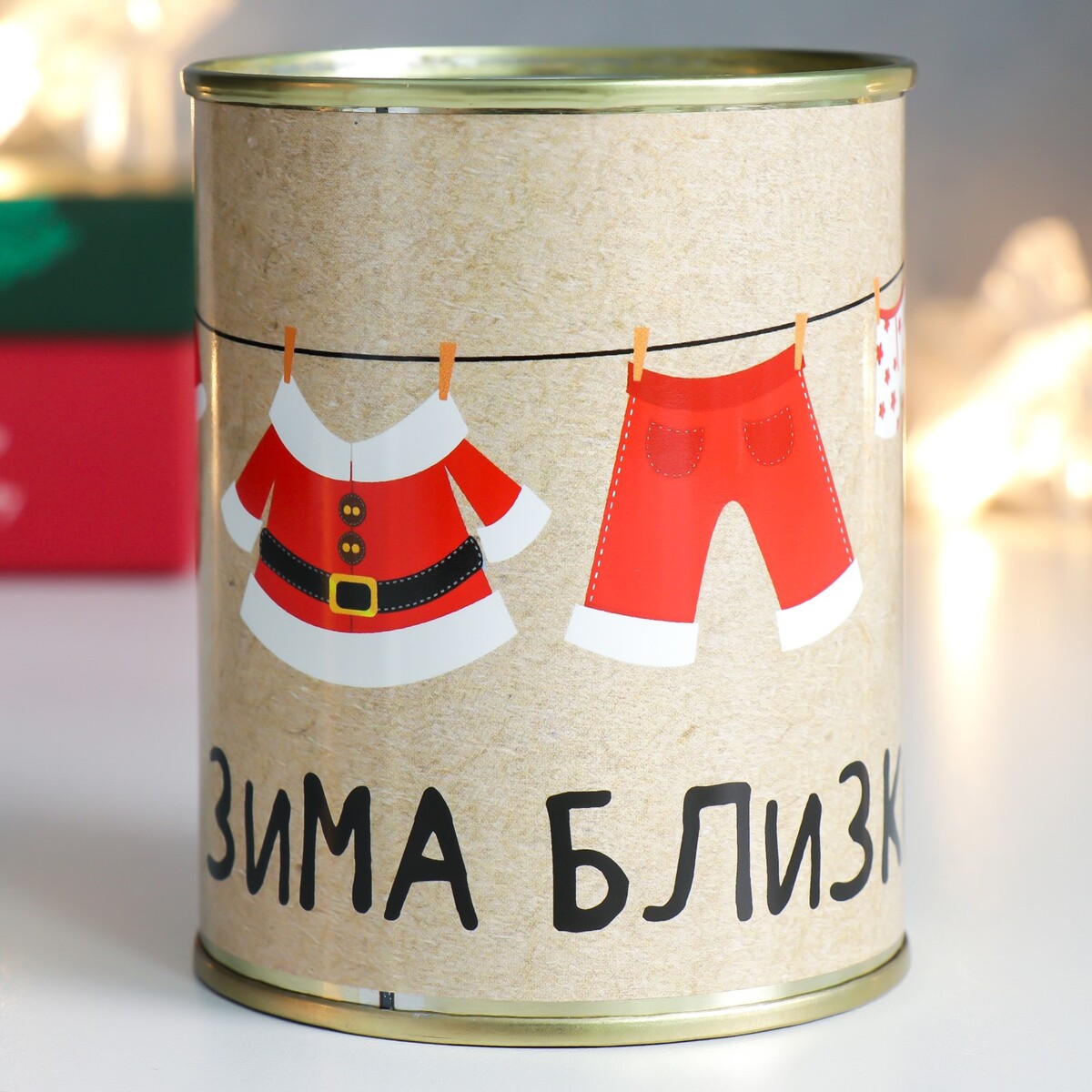 

Сувенирный набор в банке, Разноцветный