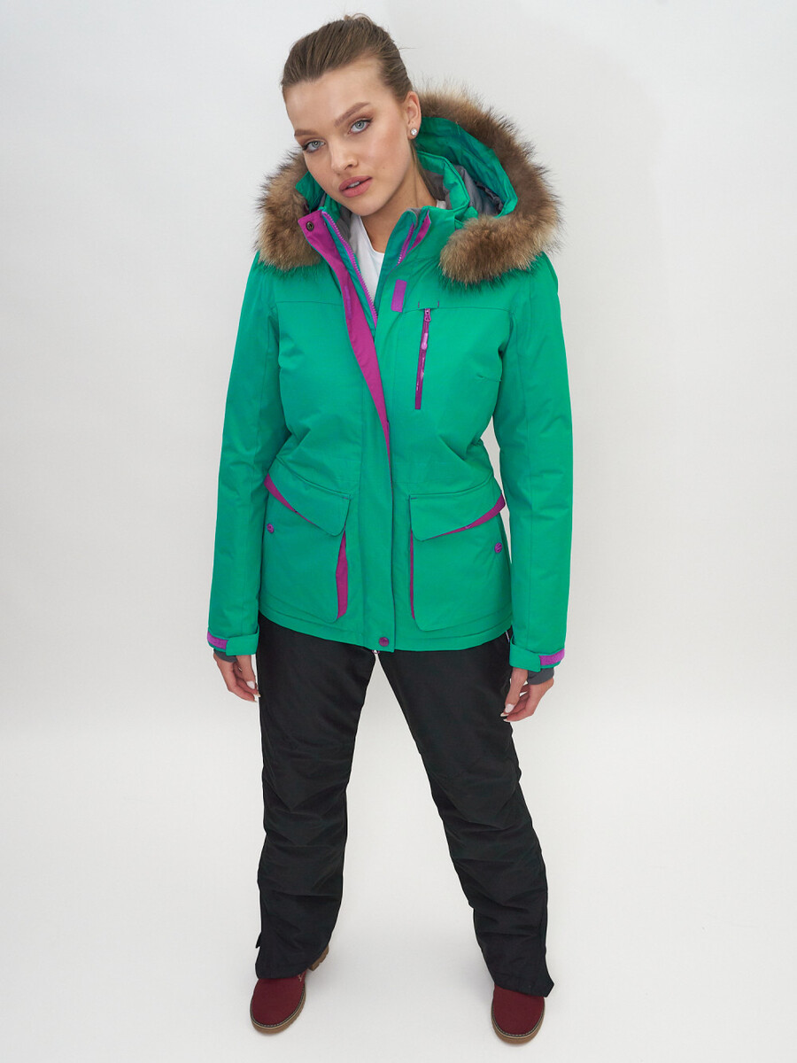 Куртка спортивная SkiingBird, размер 42, цвет зеленый 01667867 - фото 5