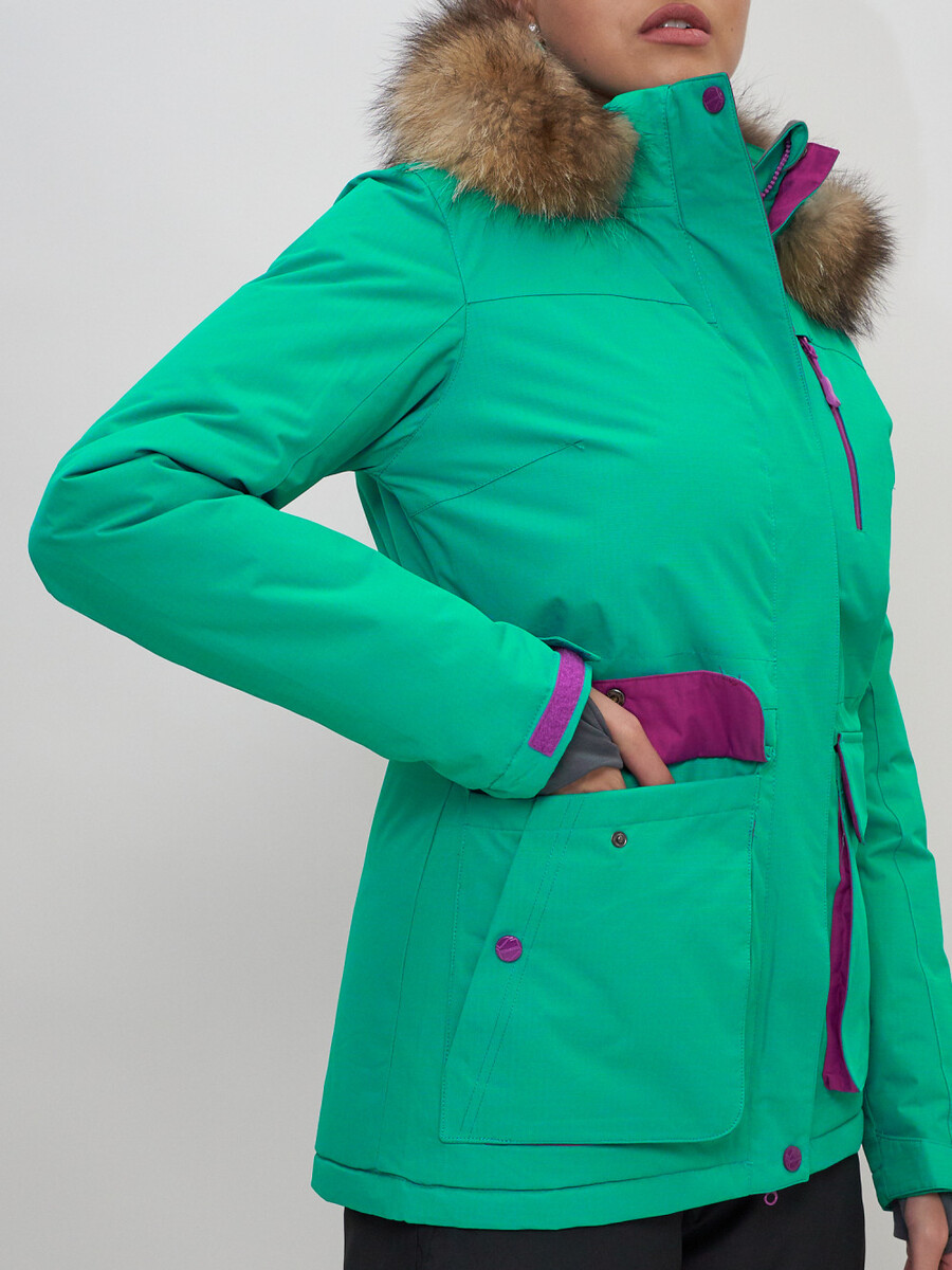 Куртка спортивная SkiingBird, размер 42, цвет зеленый 01667867 - фото 6