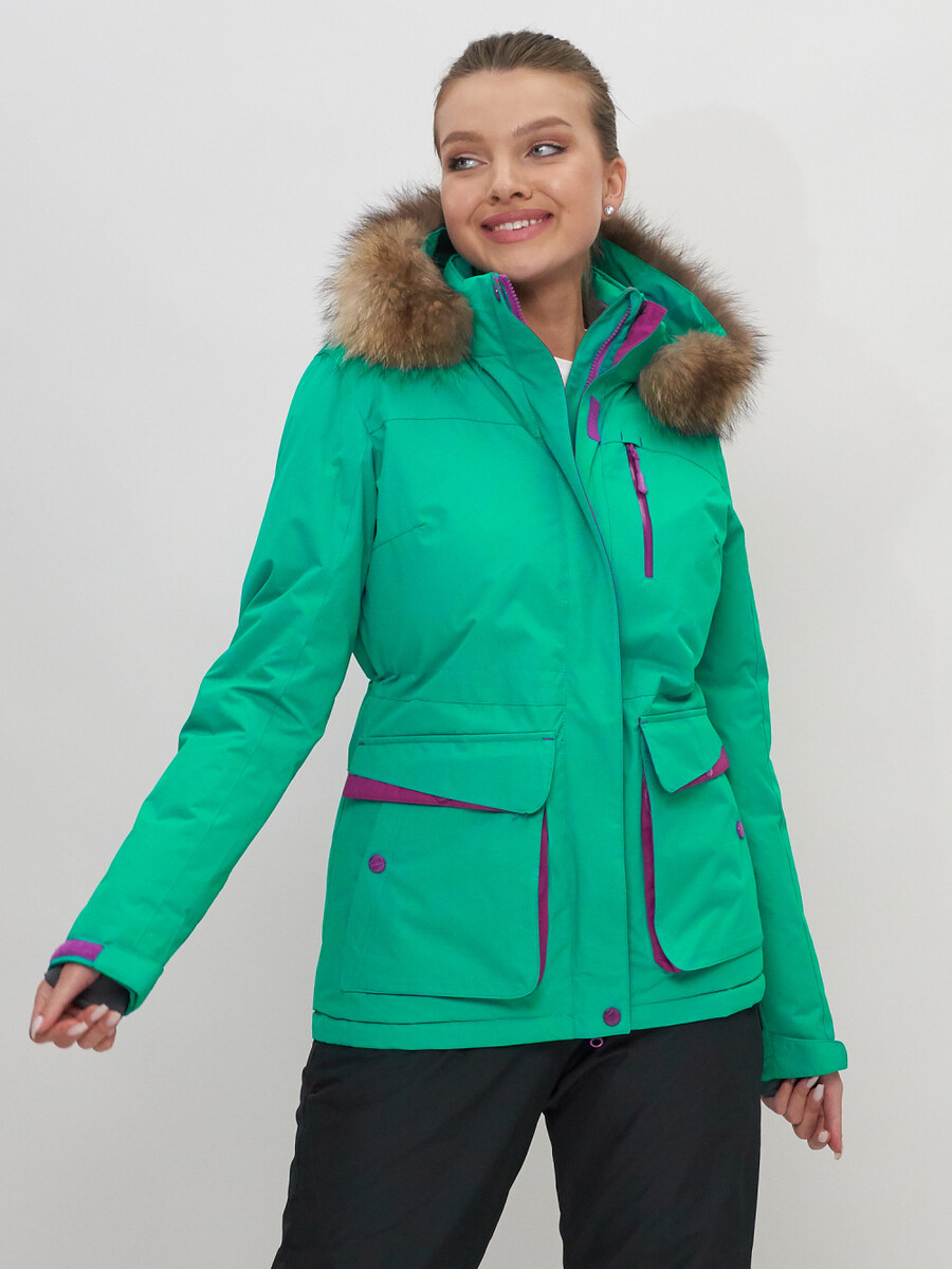 Куртка спортивная SkiingBird, размер 42, цвет зеленый 01667867 - фото 4