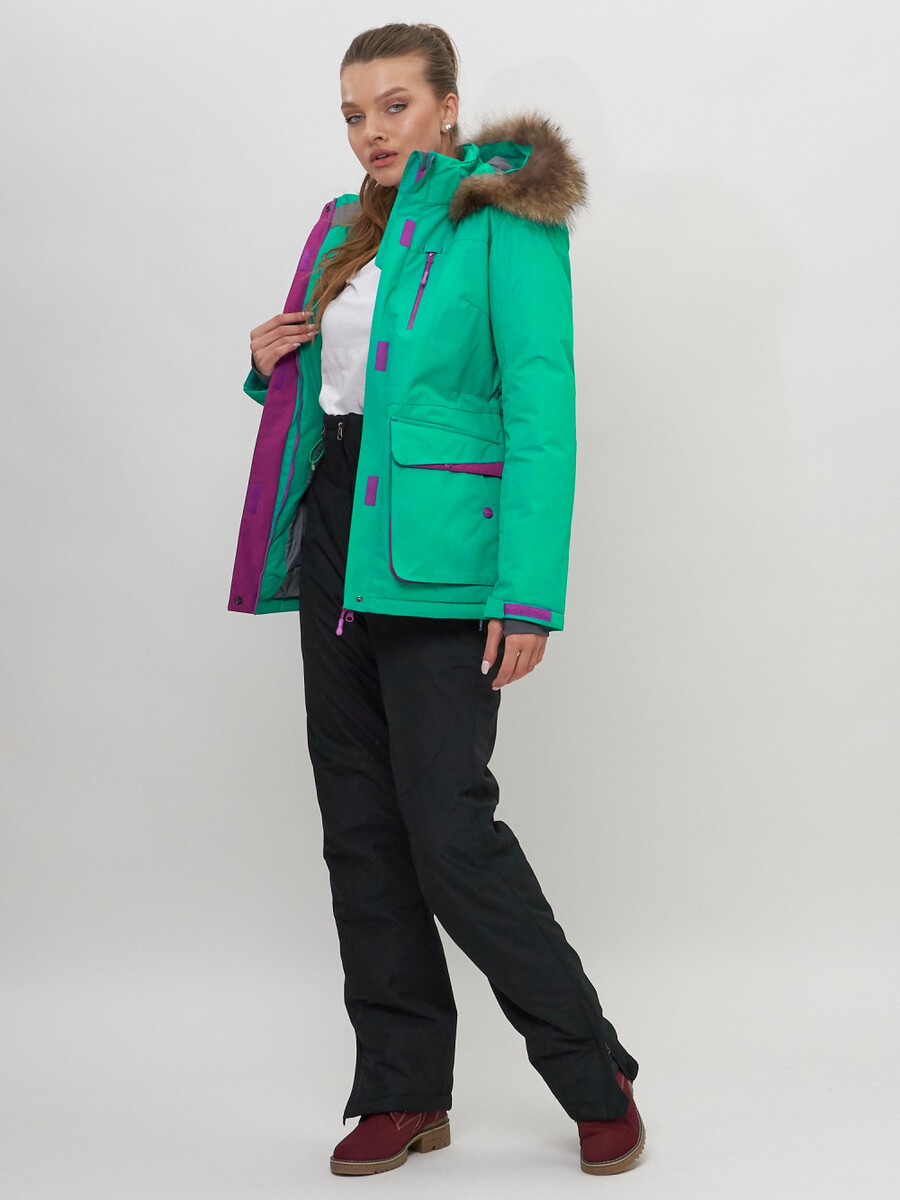Куртка спортивная SkiingBird, размер 42, цвет зеленый 01667867 - фото 10