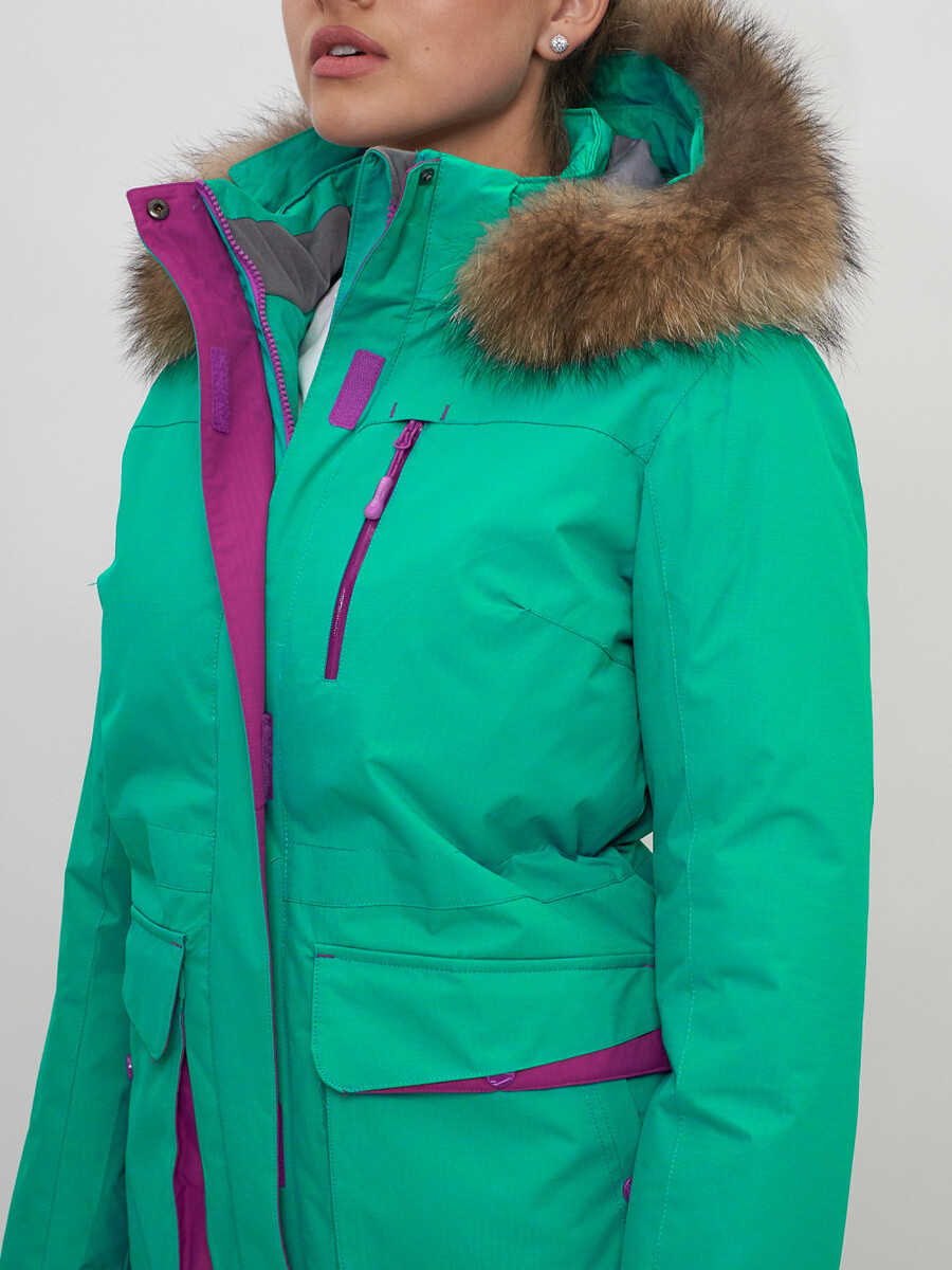 Куртка спортивная SkiingBird, размер 42, цвет зеленый 01667867 - фото 7