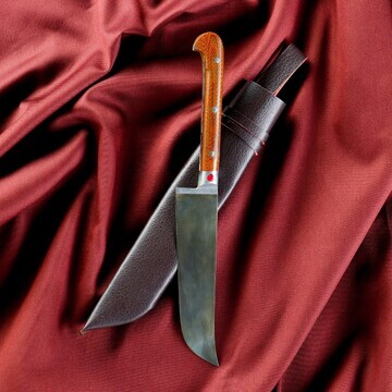Нож пчак шархон - текстолит олово чирчик
