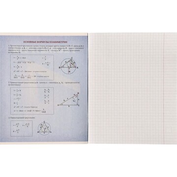 Тетрадь предметная 48 листов в клетку ca