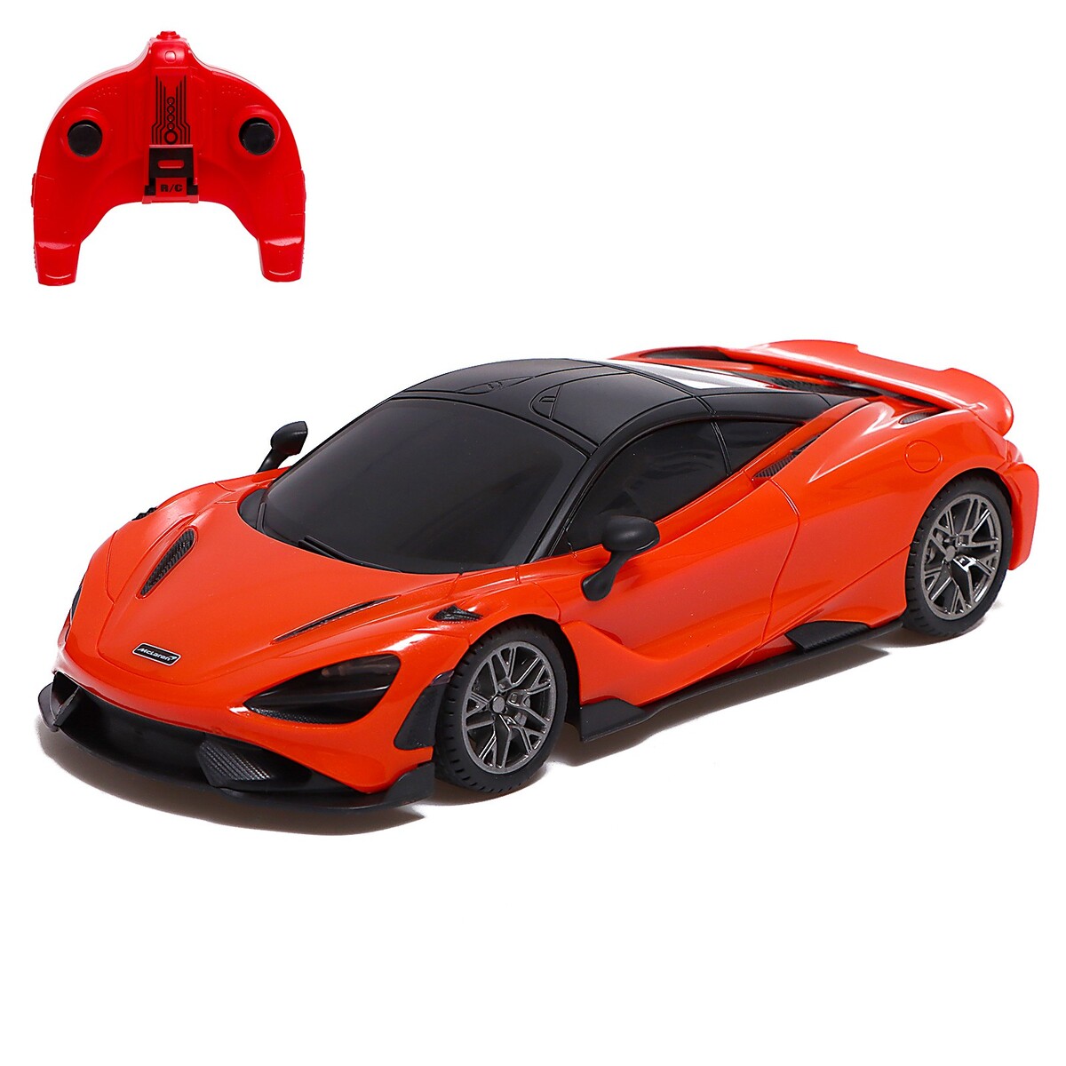 Машина радиоуправляемая mclaren 765, 1:24 No brand 01700614: купить за 1600  руб в интернет магазине с бесплатной доставкой