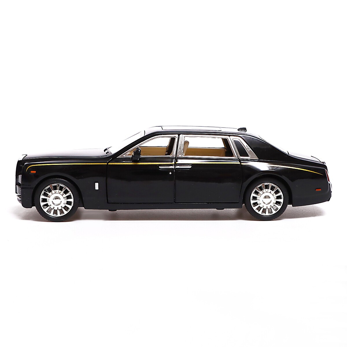 Машина металлическая rolls-royce phantom, 1:24, открываются двери, капот,  багажник, цвет чёрный No brand 01700624: купить за 2210 руб в интернет  магазине с бесплатной доставкой