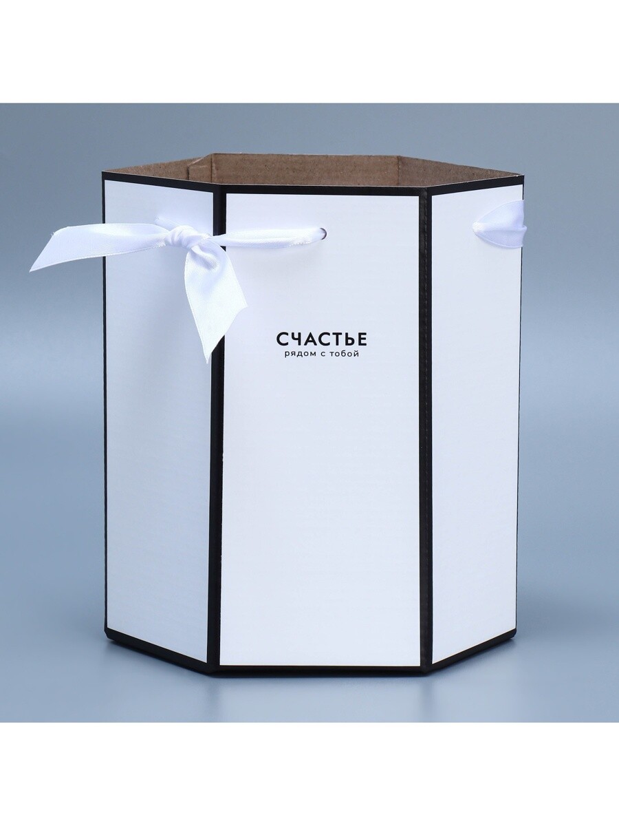 

Переноска складная шестигранник, Белый