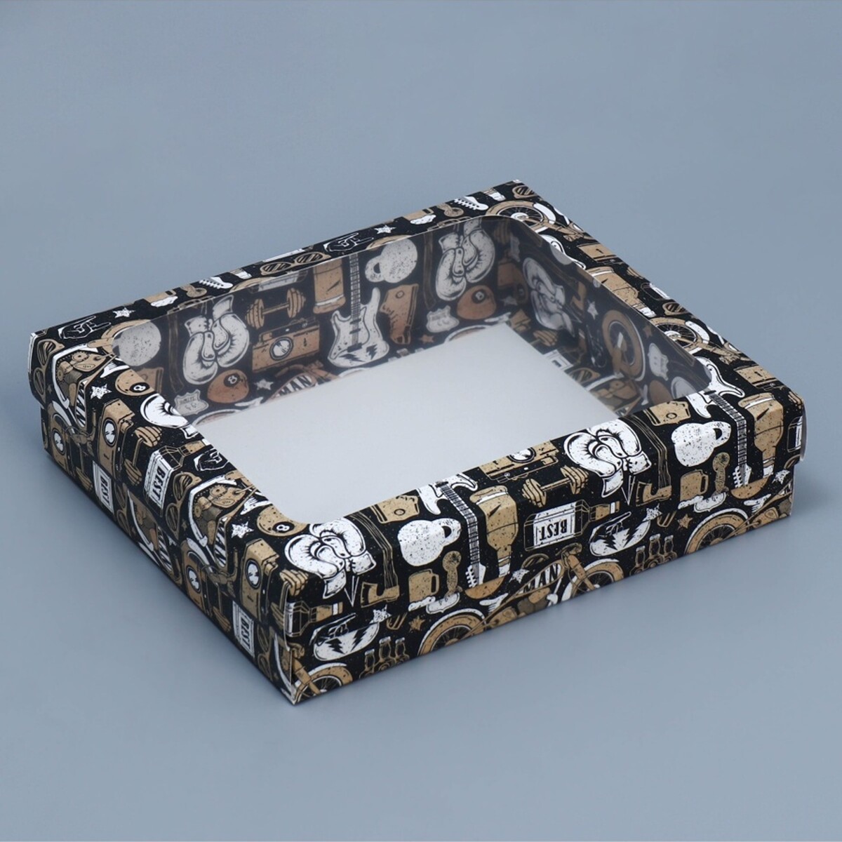 

Коробка подарочная, упаковка,, Черный;коричневый;белый