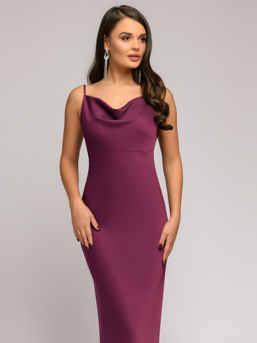 Платье 1001 DRESS, размер 44, цвет вишневый 01727078 - фото 1