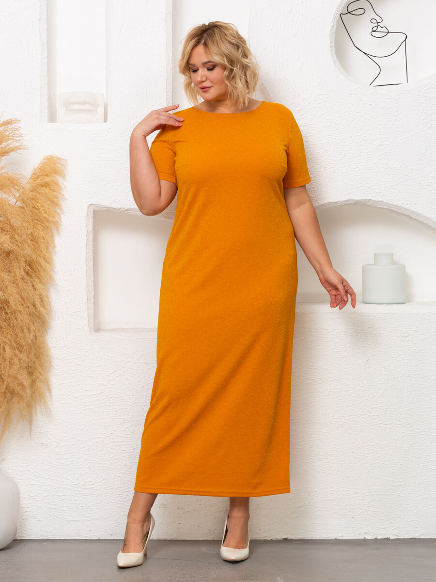 Платье SPARADA, размер 64, цвет оранжевый 01753378 - фото 1