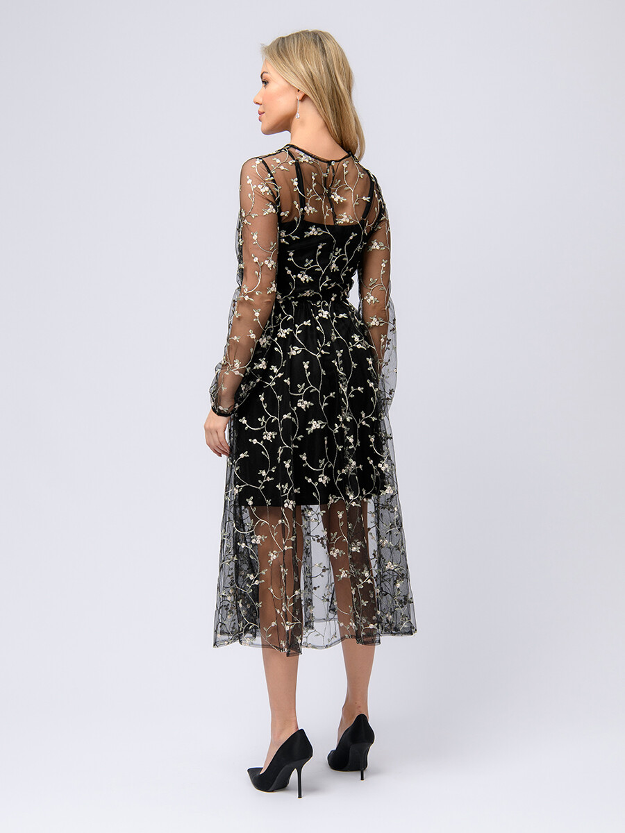 Платье 1001 DRESS, размер 44, цвет черный 01766405 - фото 3