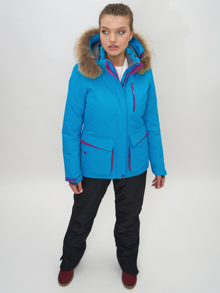Куртка спортивная SkiingBird, размер 42, цвет голубой 01794776 - фото 4