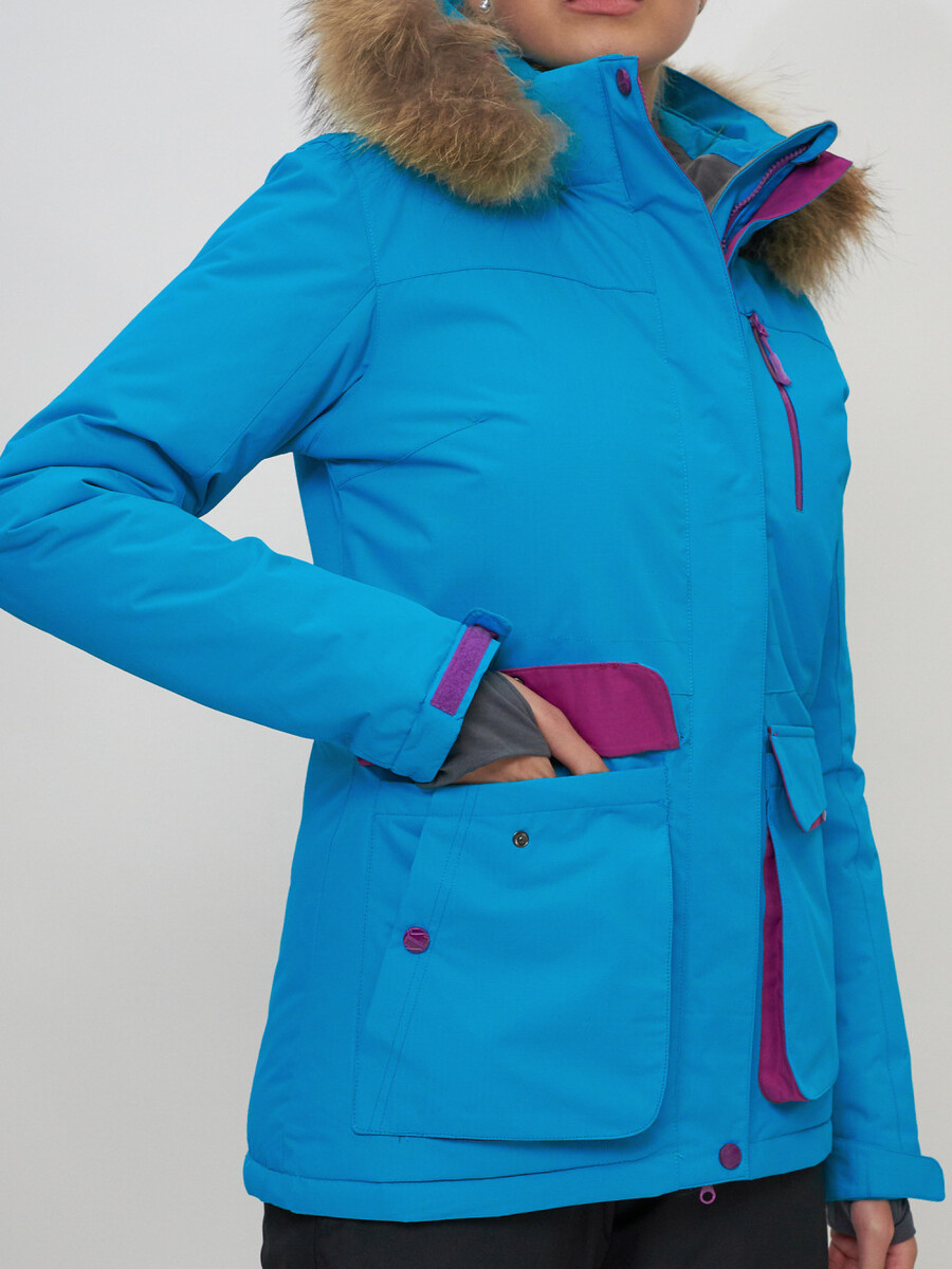 Куртка спортивная SkiingBird, размер 42, цвет голубой 01794776 - фото 9
