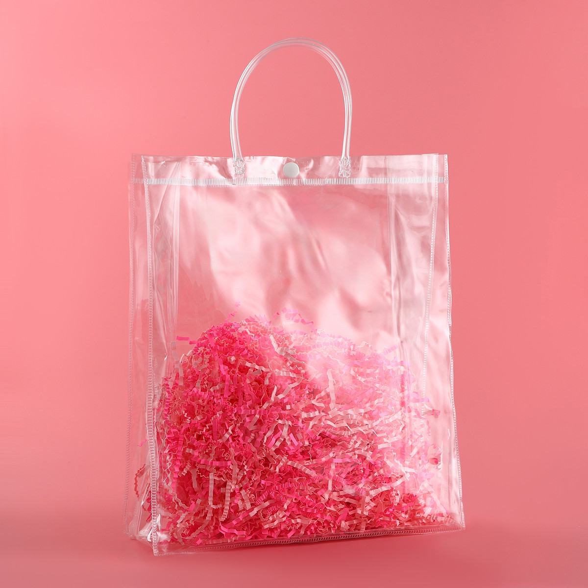 

Пакет прозрачный подарочный из пвх, l 26×30×10 см