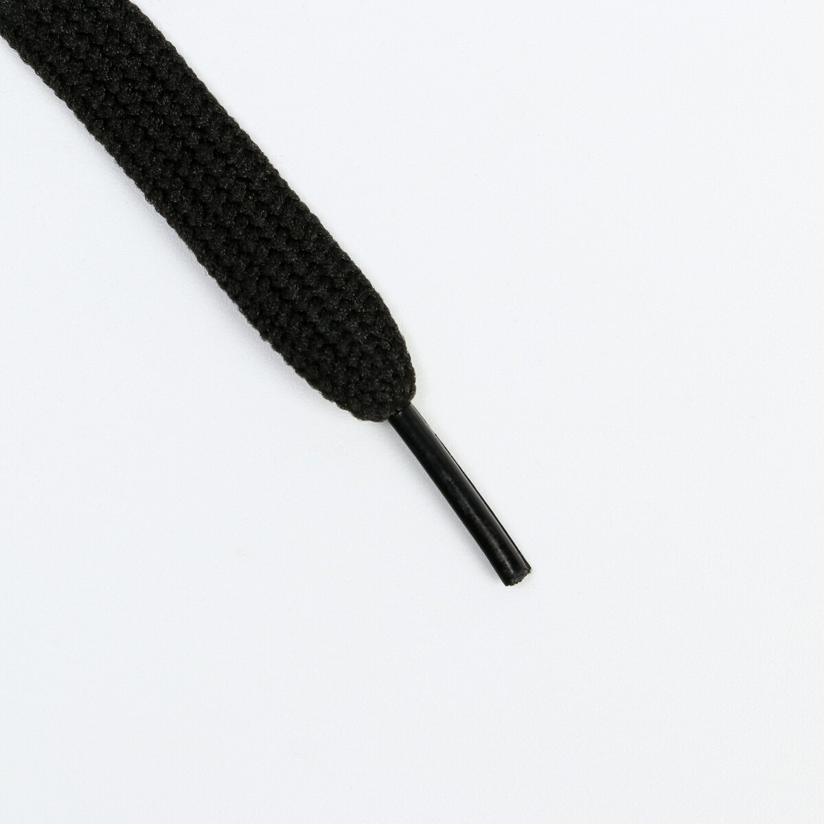 фото Шнурки плоские 9 мм, 120 см, цвет черный, пара nazamok