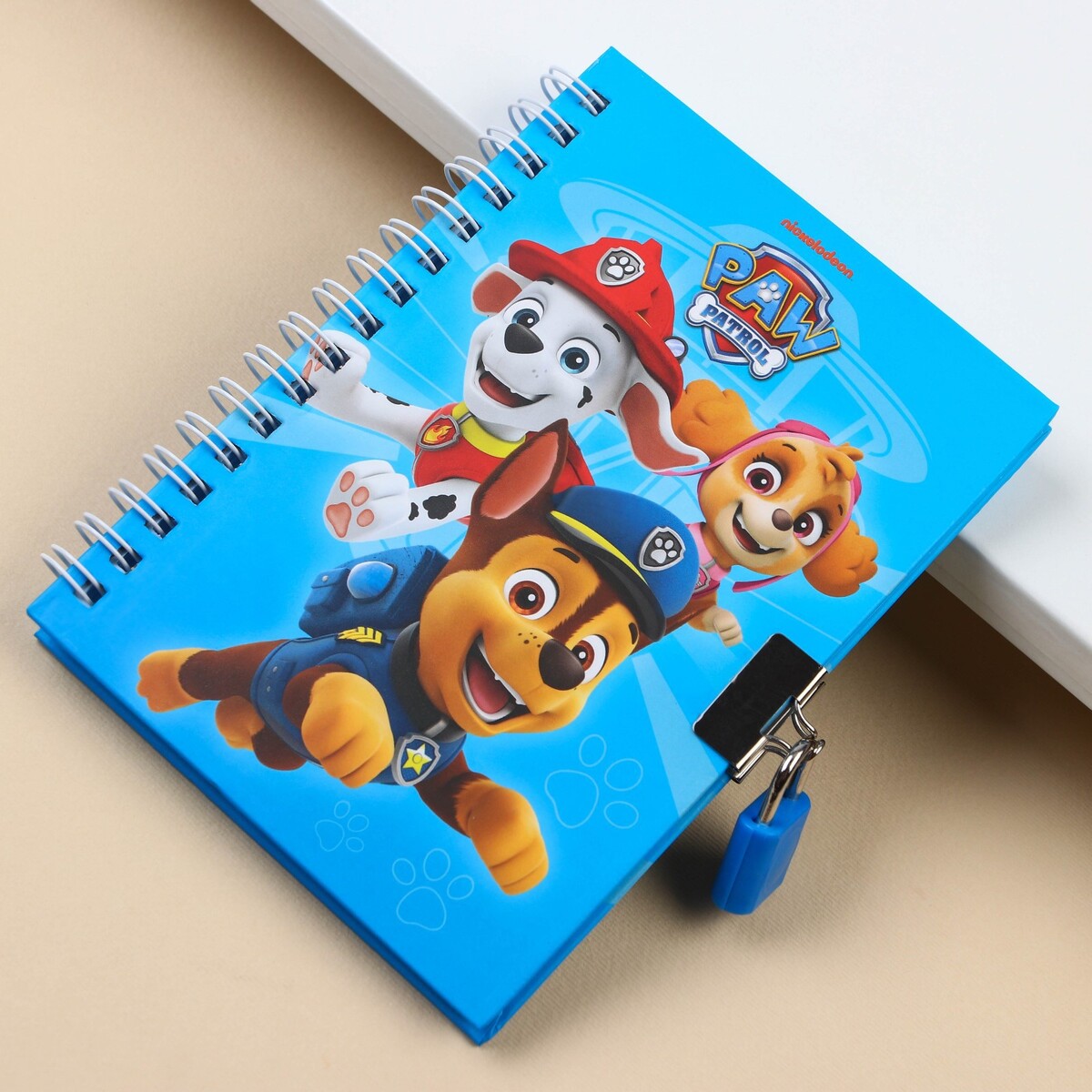 Записная книжка на замочке а6 50 листов щенячий патруль Paw Patrol 220₽