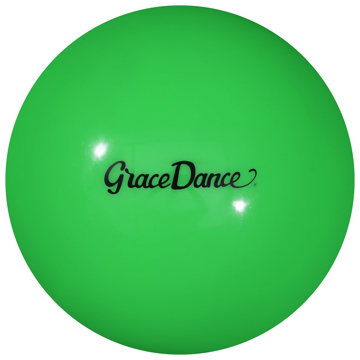 Мяч для художественной гимнастики grace dance, d=18,5 см, 400 г, цвет салатовый булавы для художественной гимнастики indigo 41 см