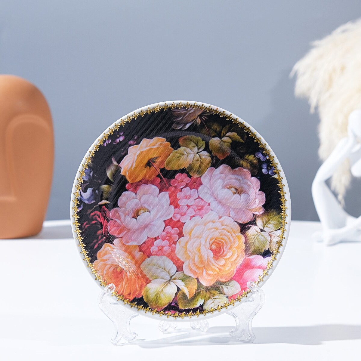 

Тарелка декоративная, Разноцветный