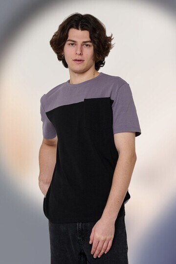 Мужские футболки, майки комбинированные из двух цветов купить недорого в интернет-магазине GroupPrice