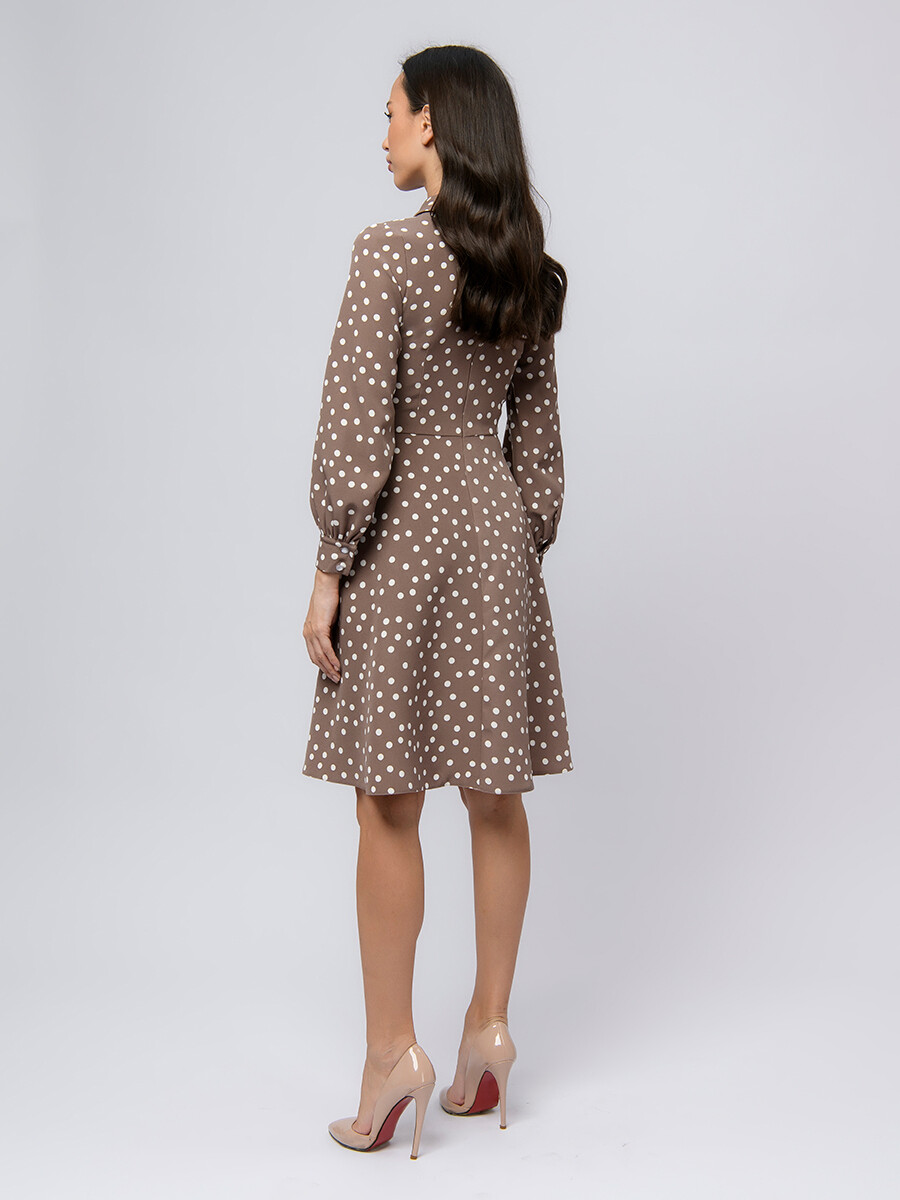 Платье кофейного 1001 DRESS, размер 42, цвет коричневый 01963964 - фото 3
