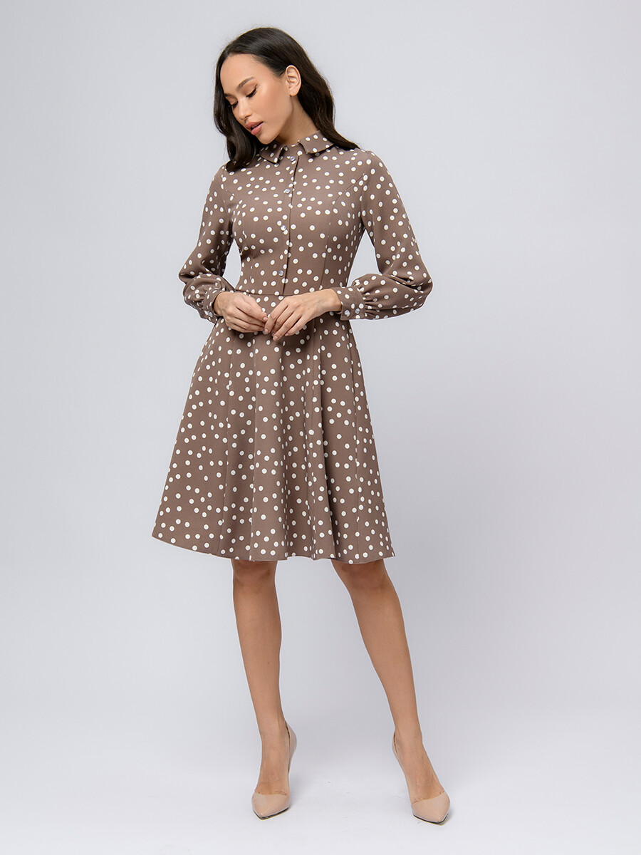 Платье кофейного 1001 DRESS, размер 42, цвет коричневый 01963964 - фото 2