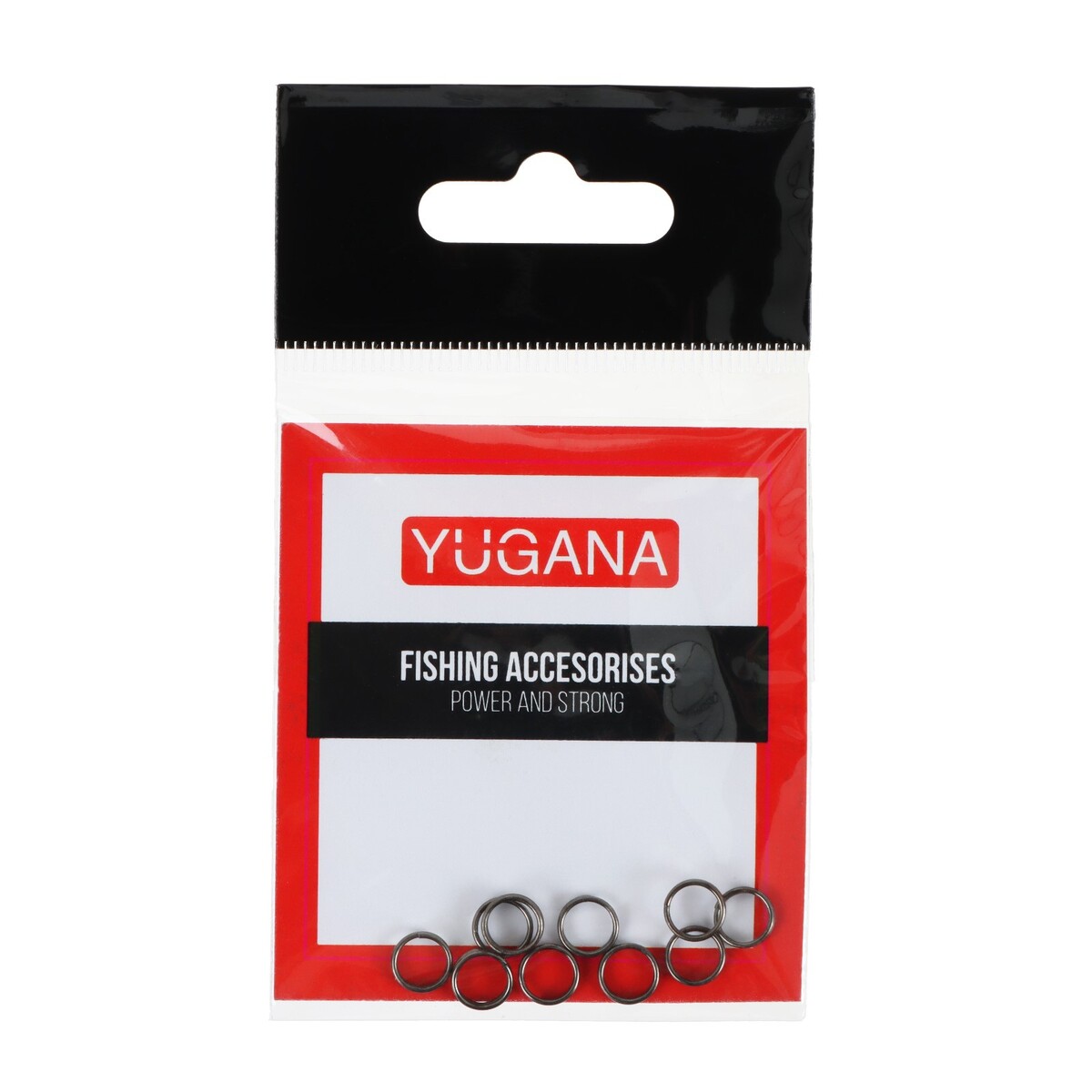 Кольцо заводное yugana, f-6056, 6 мм, 12 кг, 10 шт. кольцо заводное yugana f 6056 8 мм 8 кг 10 шт