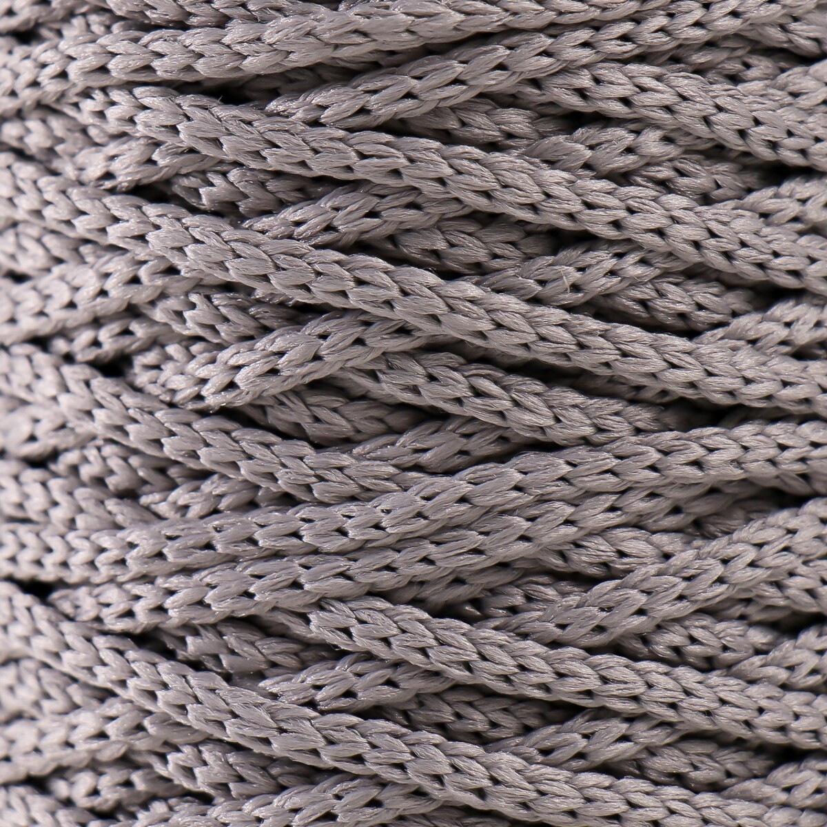 Шнур для вязания 100% полиэфир 3мм 100м/200±20гр (15-серый) No brand 01969643 - фото 3