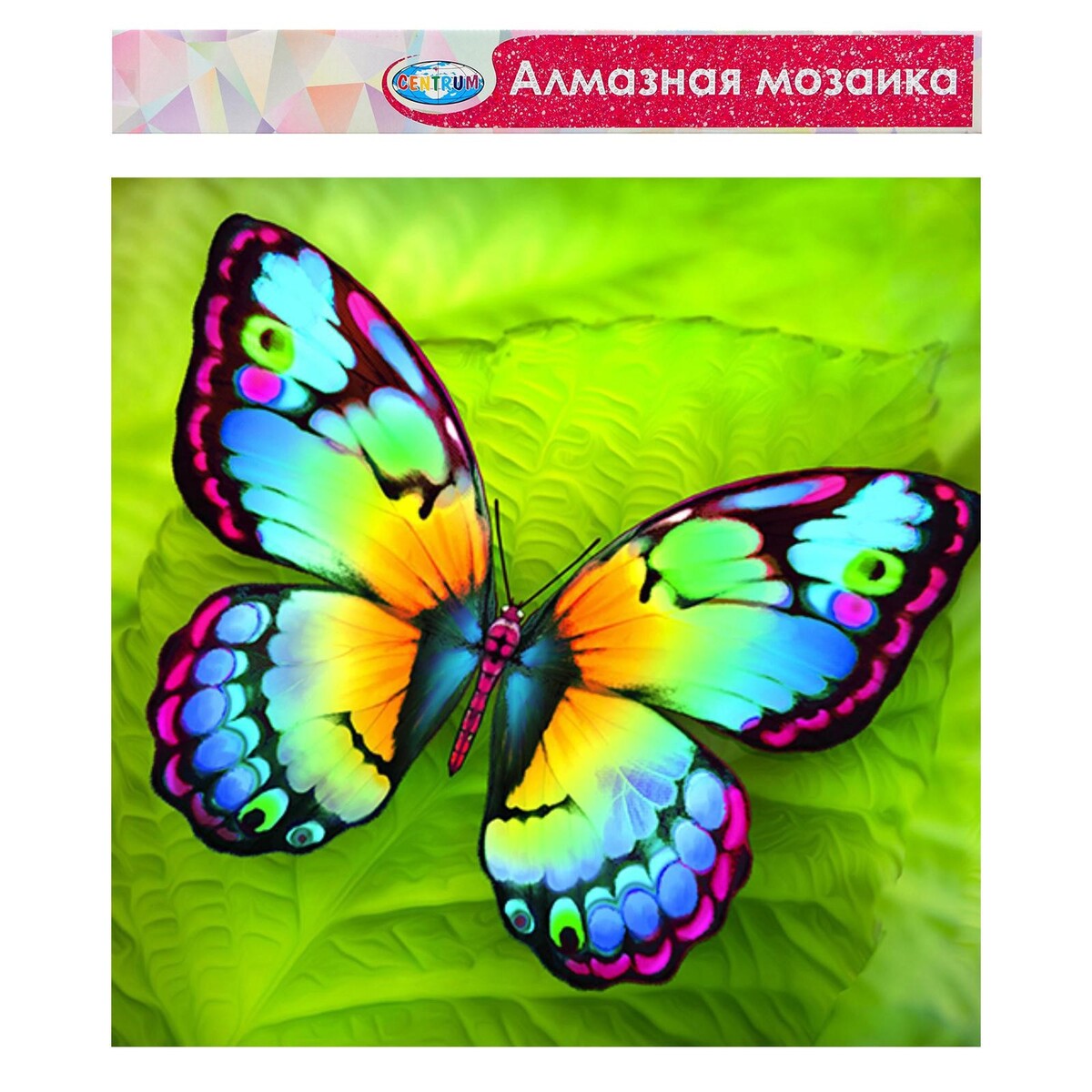 

Алмазная мозаика без подрамника, частичное заполнение, Разноцветный