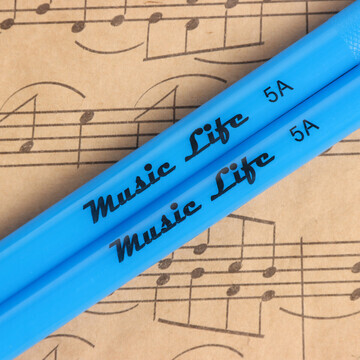 Барабанные палочки music life 5а синие, 