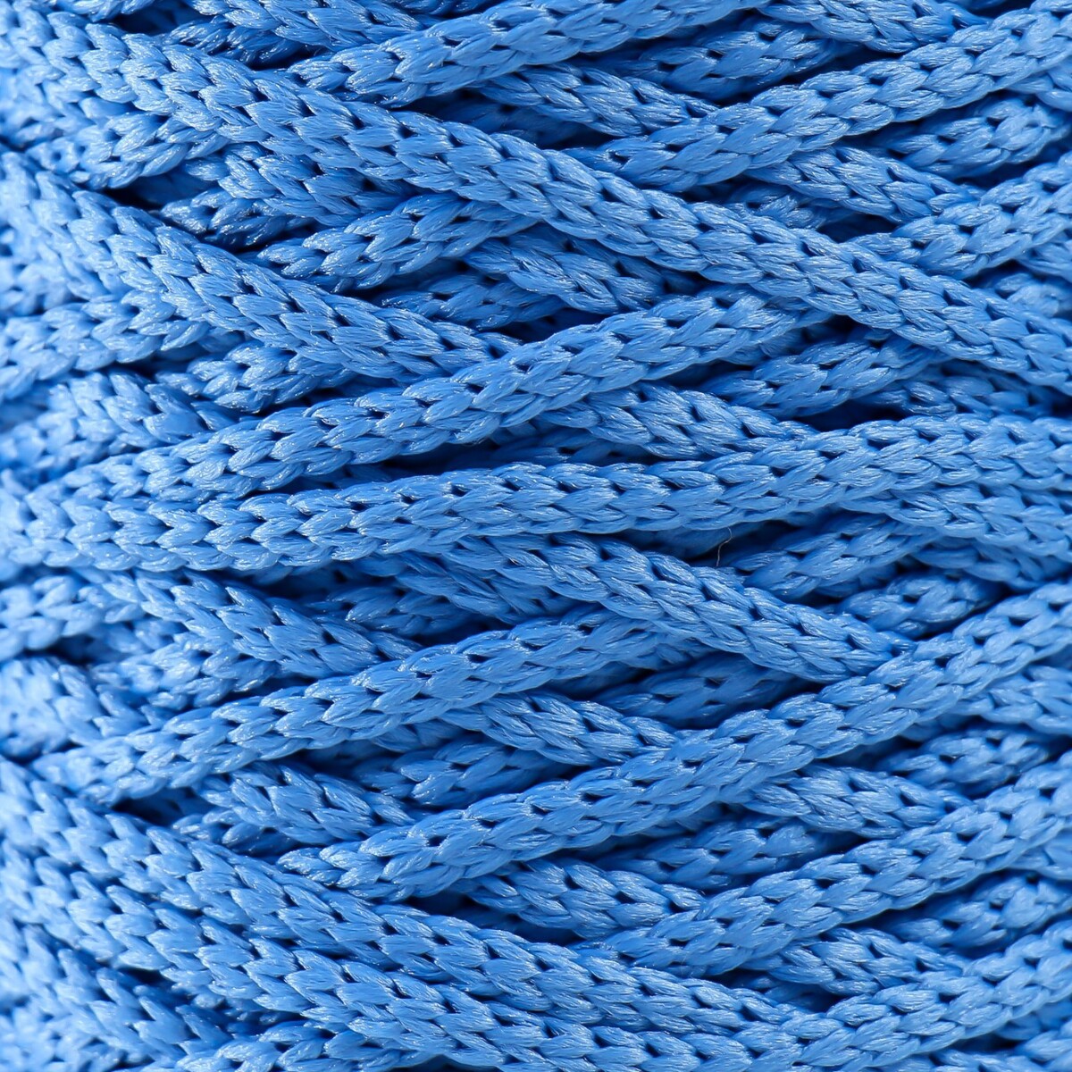 Шнур для вязания 100% полиэфир 3мм 100м/200±20гр (19-голубой) No brand 01969780 - фото 3