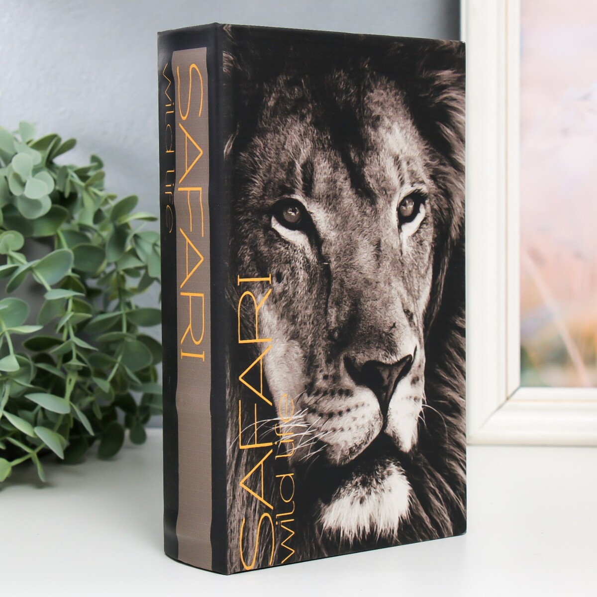 

Сейф-книга дерево кожзам, Разноцветный