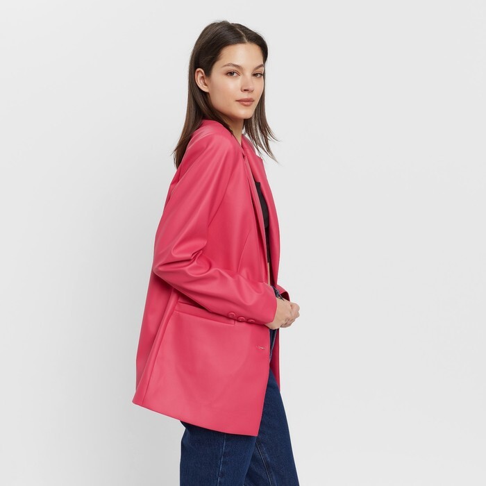 Пиджак MINAKU, размер 48, цвет розовый 01971186 - фото 2