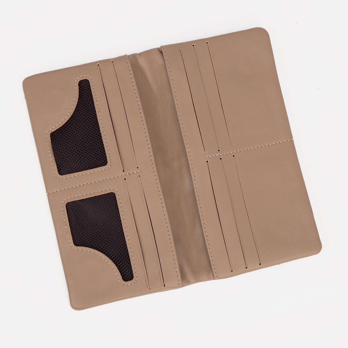 фото Кошелек на магнитах, цвет бежевый no brand