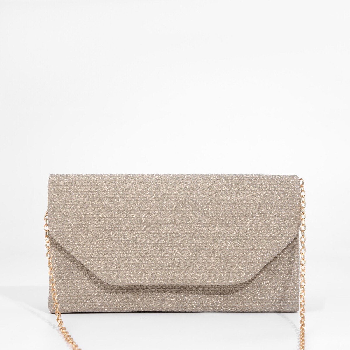 

Сумка-клатч на магните, цвет золотой, Золотистый