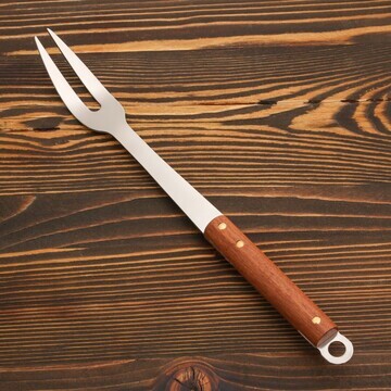 Вилка для мяса с деревянной ручкой 36 см