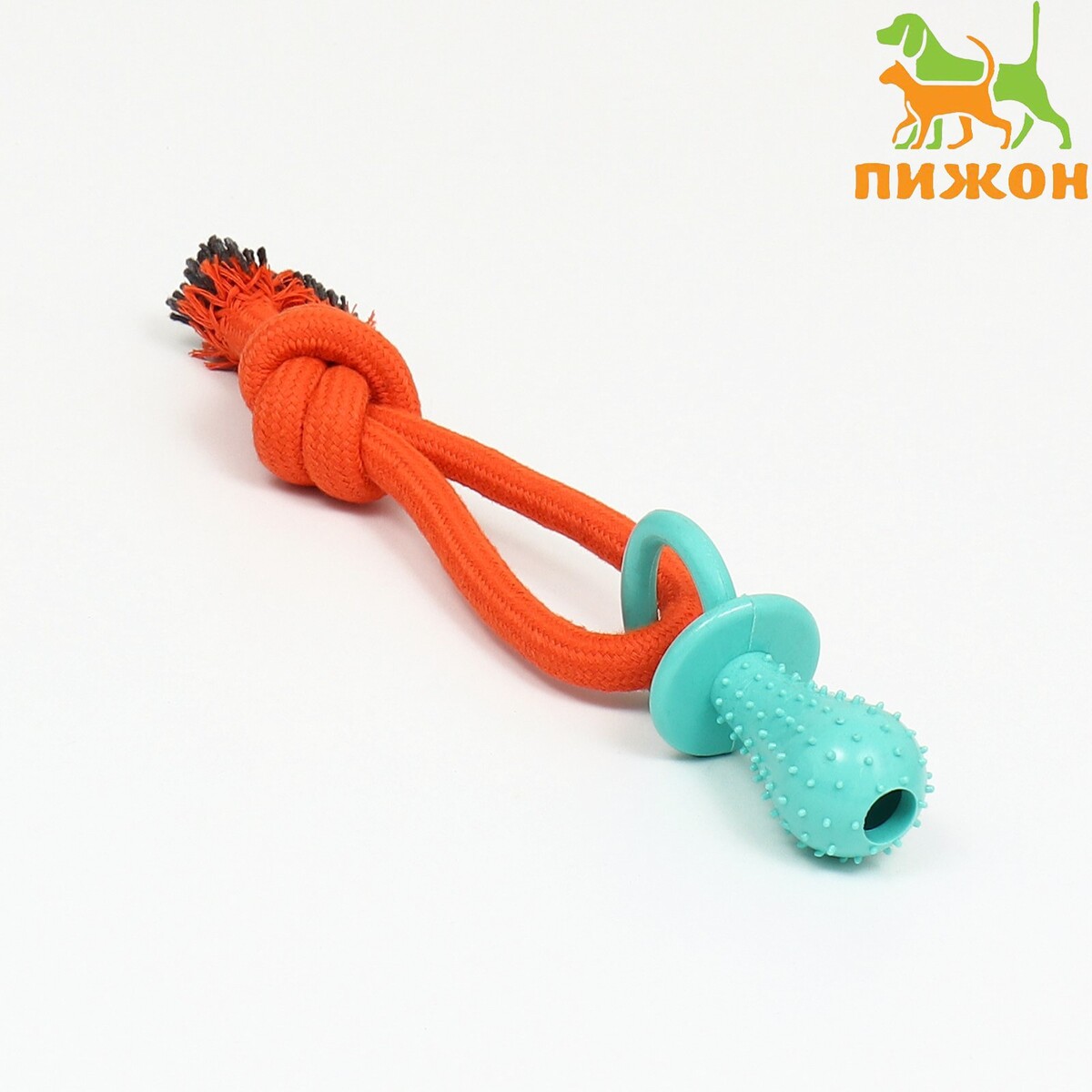 Игрушка жевательная с канатом игрушка из термопластичной резины