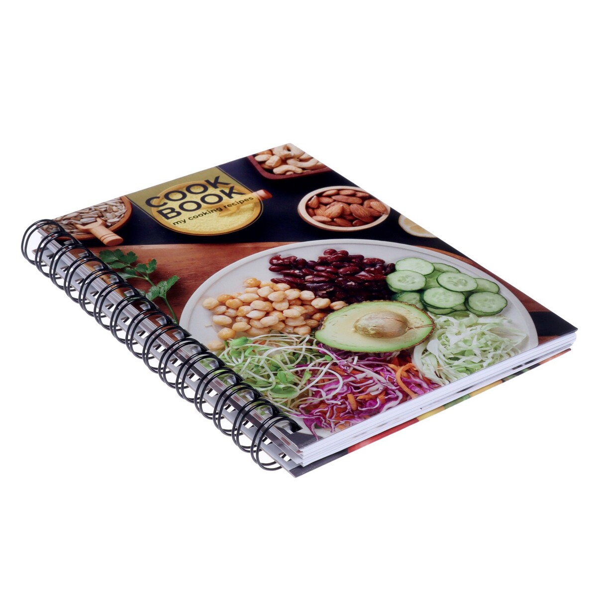 фото Книга для записи кулинарных рецептов а5, 80 листов на гребне calligrata