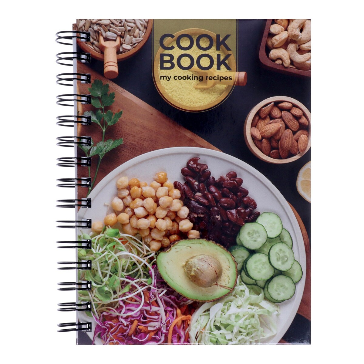 Книга для записи кулинарных рецептов а5, 80 листов на гребне нескучная еда краткая нестандартная книга рецептов