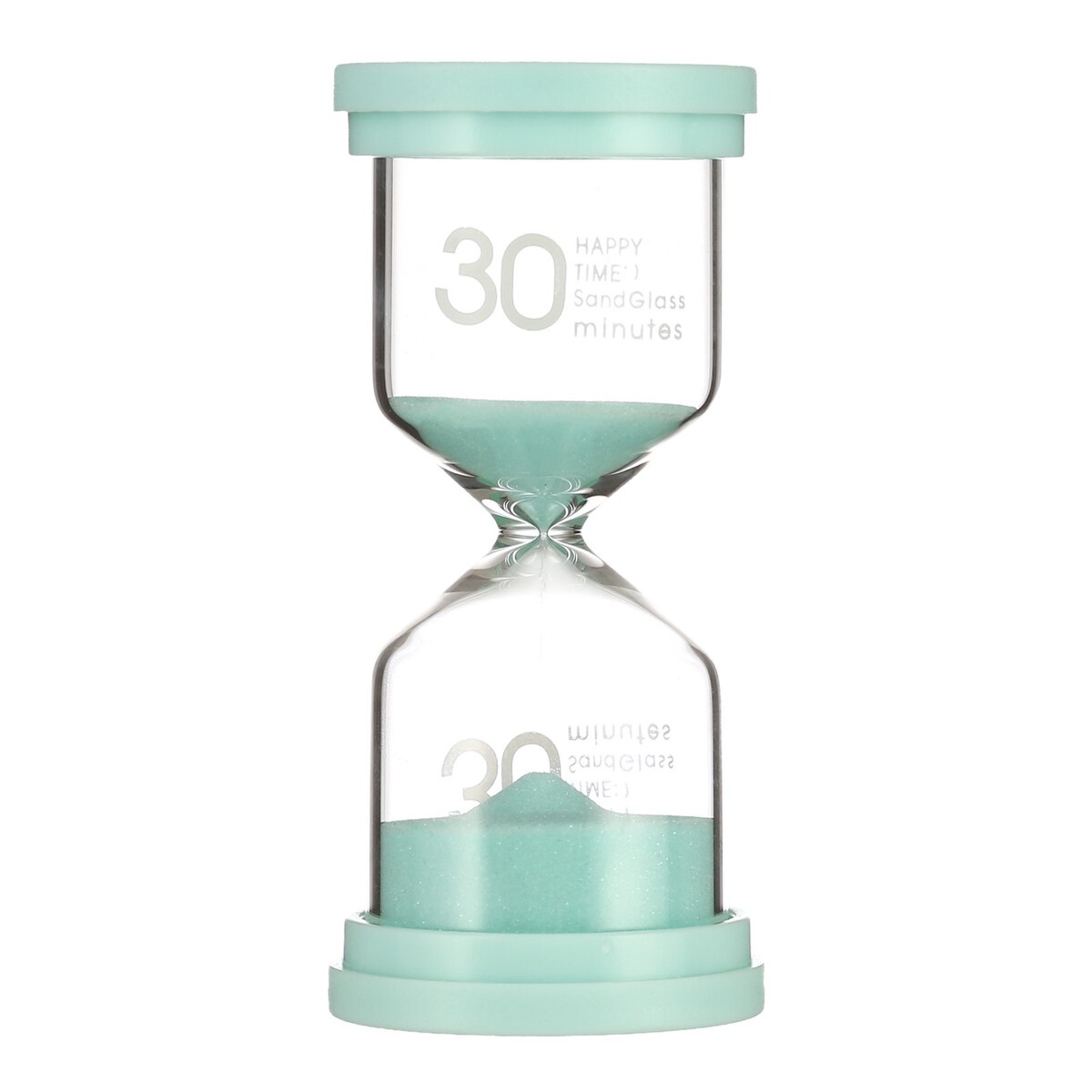 

Песочные часы happy time, на 30 минут, 12,5 х 4.5 см, бирюзовые