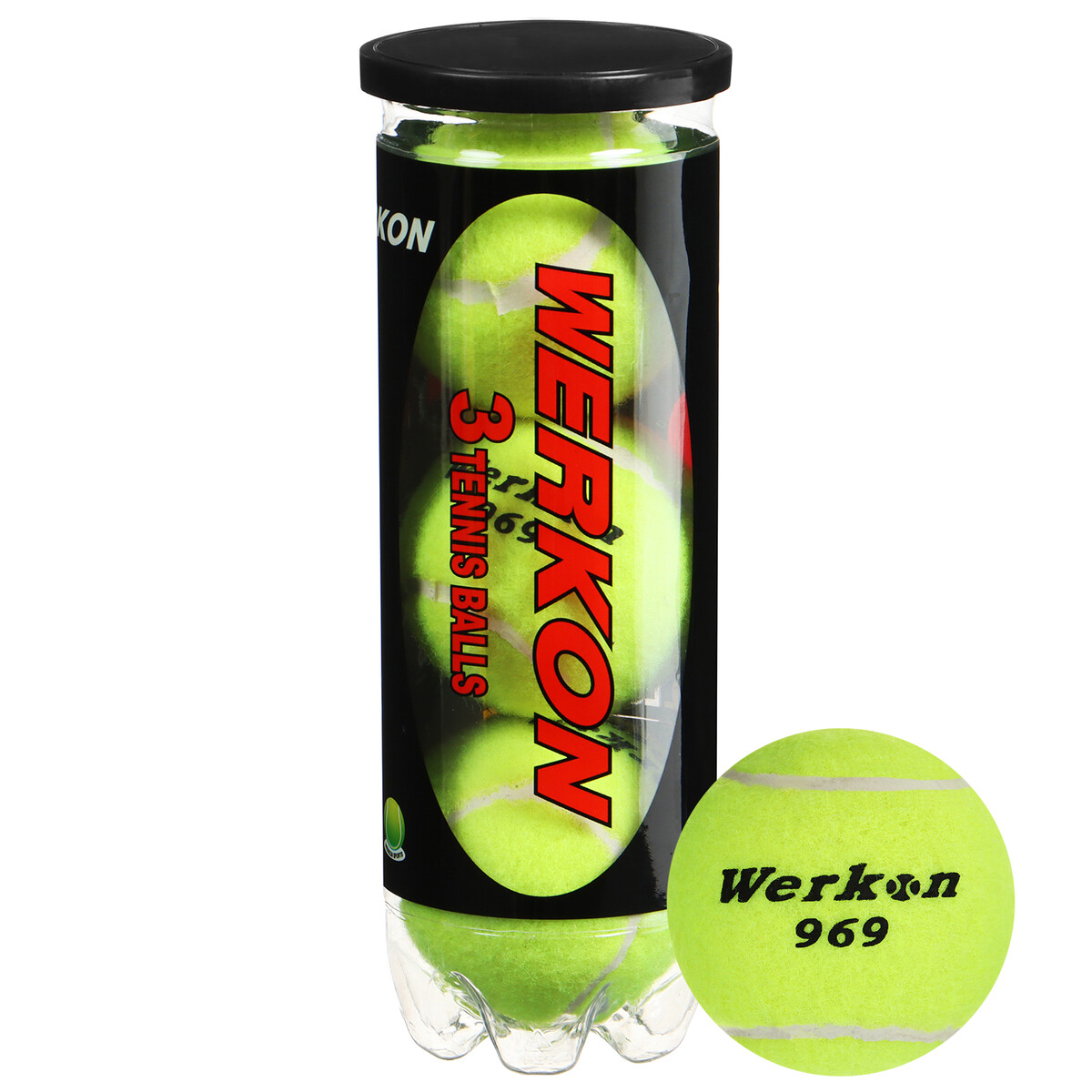 Набор мячей для большого тенниса werkon 969, с давлением, 3 шт. набор мячей для настольного тенниса onlytop d 40 мм 12 шт оранжевый
