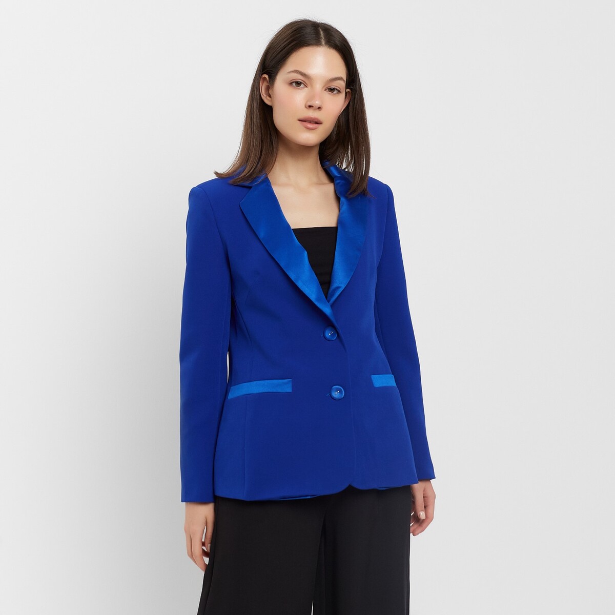 Пиджак MINAKU, размер 42, цвет синий 02054854 - фото 1