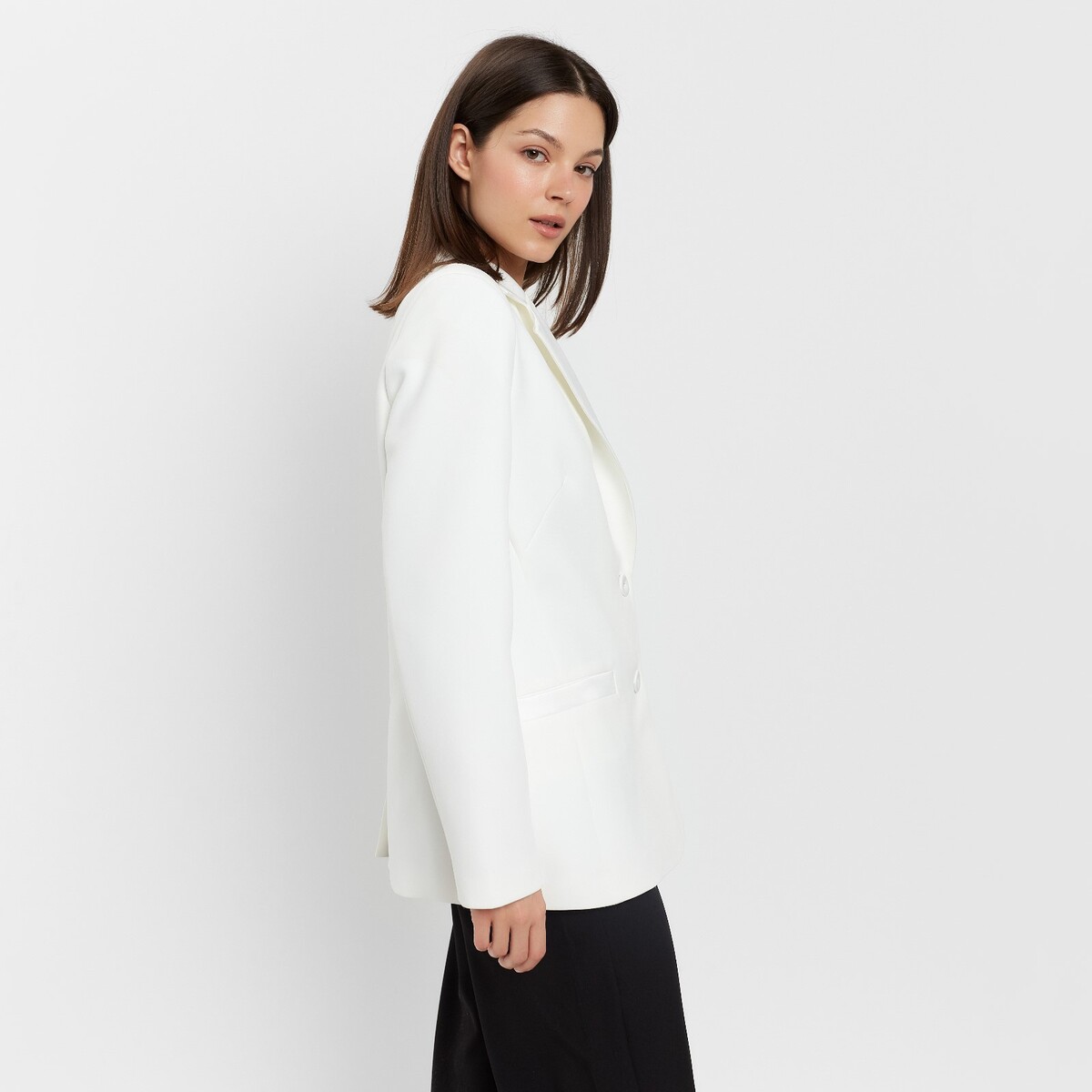 Пиджак MINAKU, размер 42, цвет белый 02054856 - фото 2