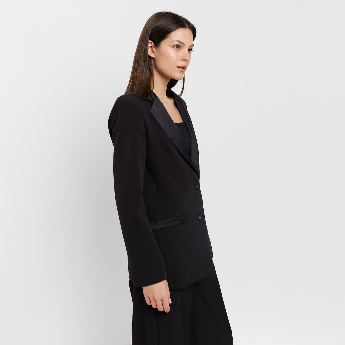 Пиджак MINAKU, размер 42, цвет черный 02054858 - фото 2