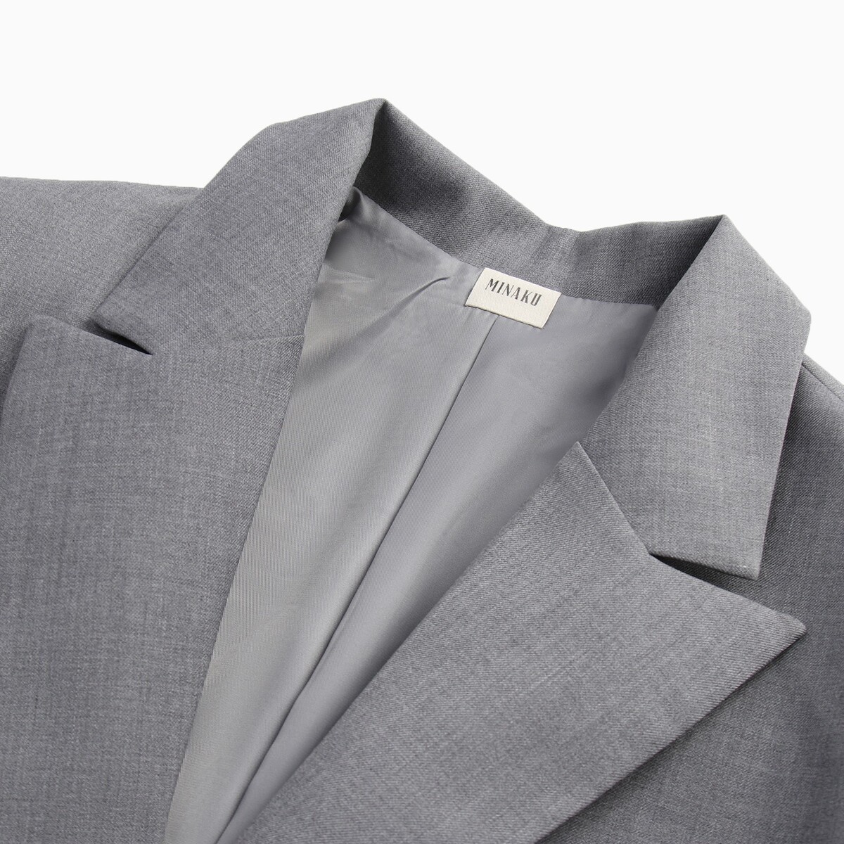Пиджак MINAKU, цвет серый 02054860 - фото 2
