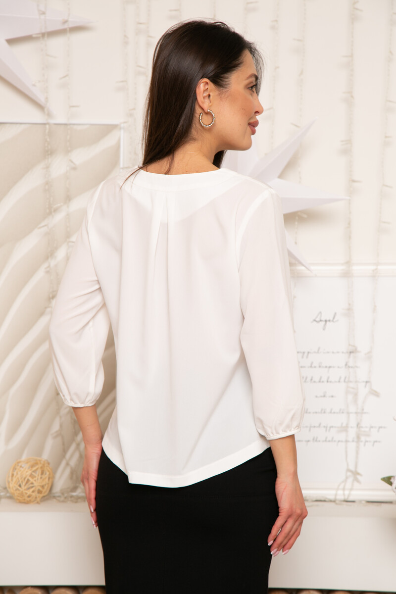 Блузка RONATTELLE, размер 44, цвет белый 02061771 - фото 5