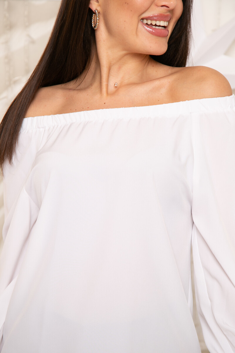 Блузка RONATTELLE, размер 44, цвет белый 02061772 - фото 3