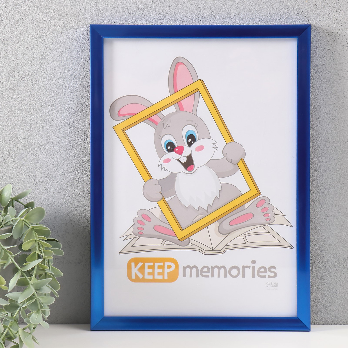 

Фоторамка для фото 21×30 см keep memories, Синий