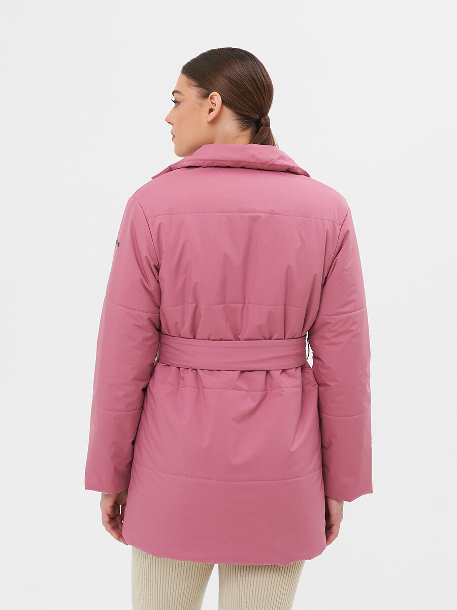 Пальто LAB FASHION, размер 42, цвет розовый 02077599 однобортное - фото 5