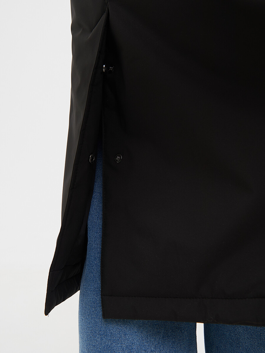 Пальто LAB FASHION, размер 42, цвет черный 02077608 двубортные - фото 7