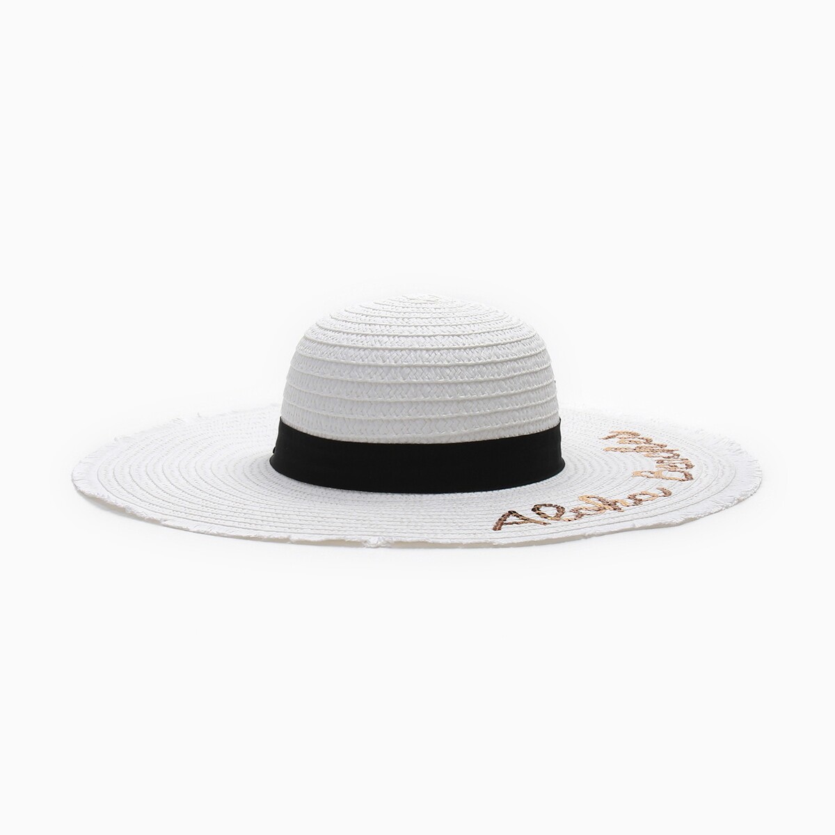 Шляпа женская minaku цвет молочный, р-р 56-58 шляпа с бусинами minaku р р 56 58